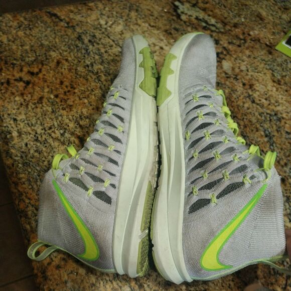 Nike Train Ultrafast Flyknit Cross Training Shoes Men\'s Sz 7.5 Grey 843694-006 main image 12